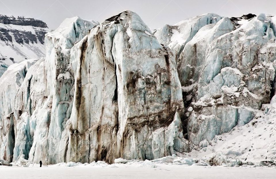 Close-up of iceberg