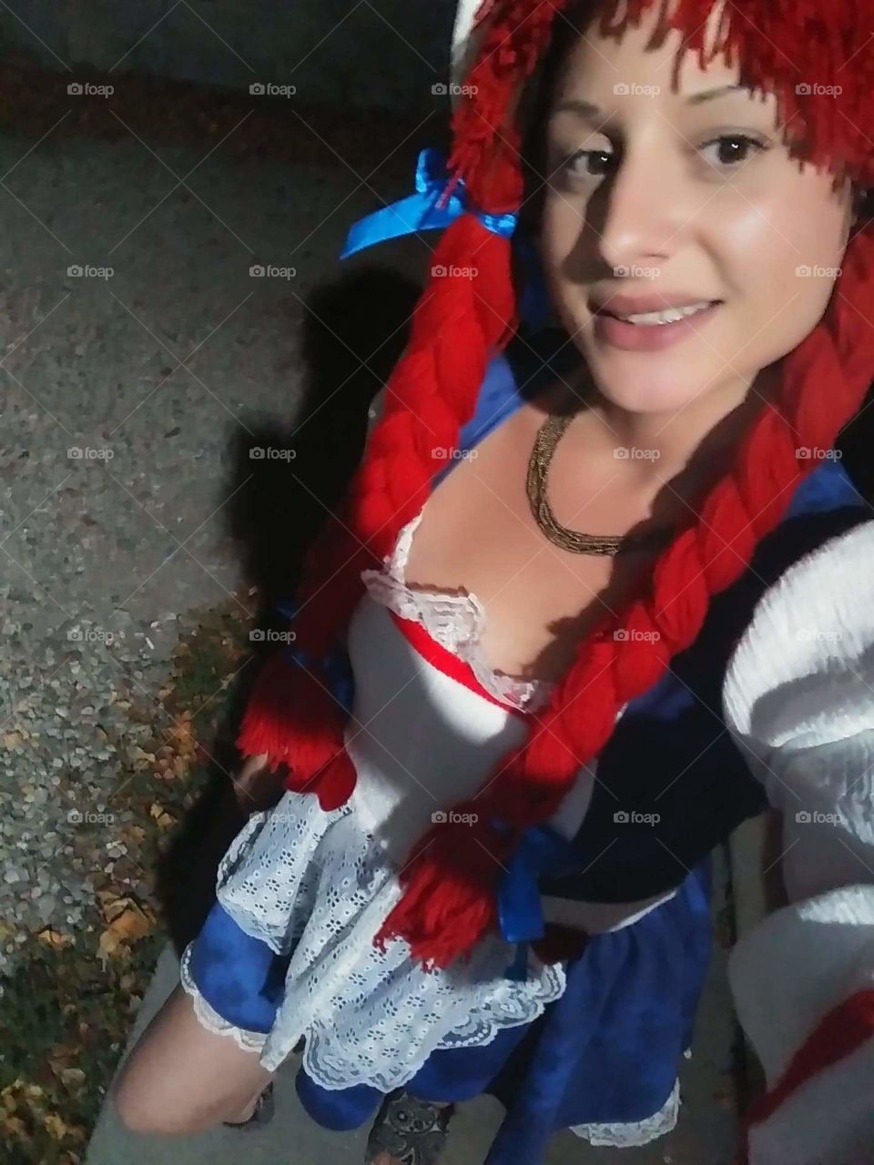 raggedy anne costume. super fun.