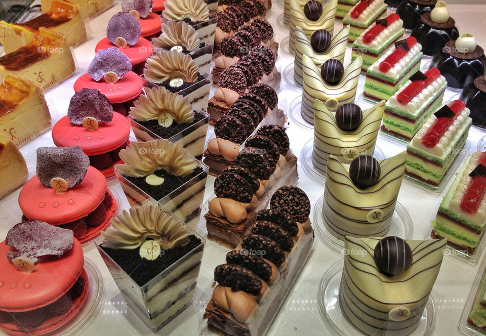 Fine artistic sweets dessert display