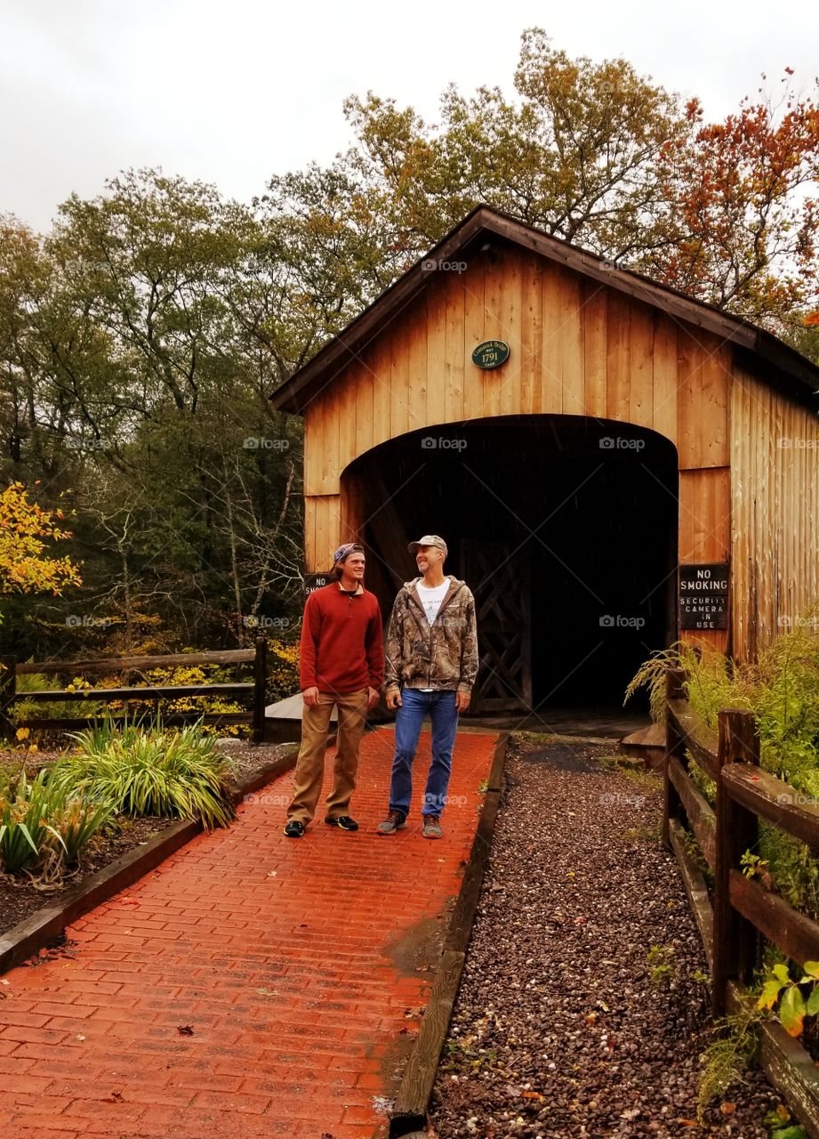 Covered bridge in Connecticut