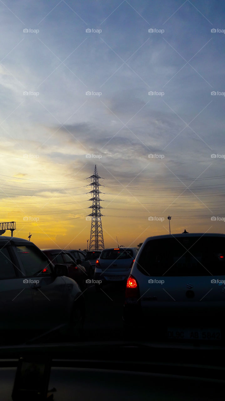 Returning to home
Returning home after day long work.