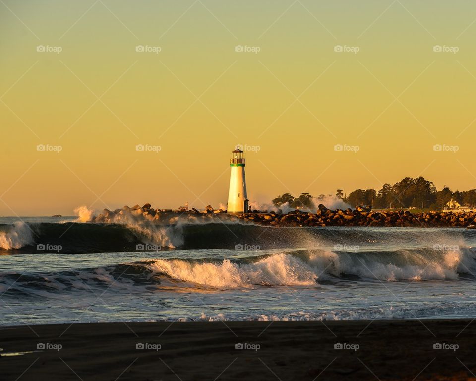 Walton Lighthouse at Sunrise