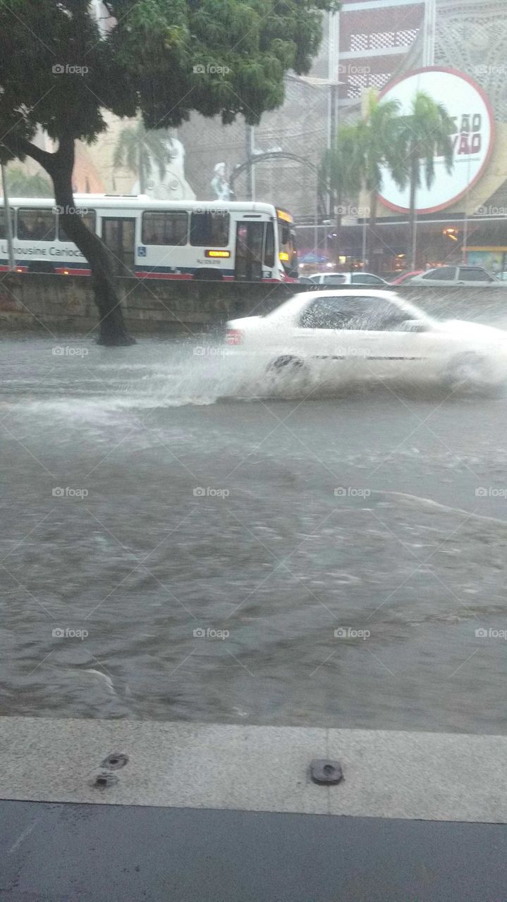 enchente no Campo de São Cristóvão