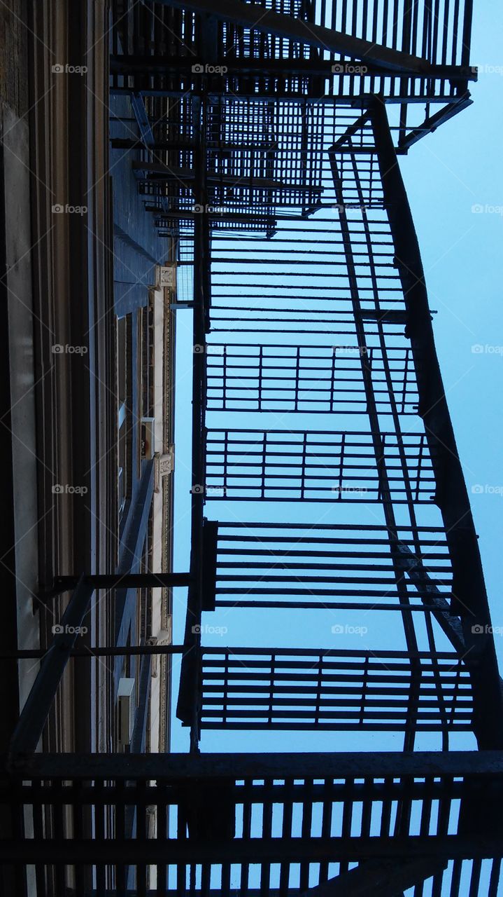 City Fire Escape. city fire escape