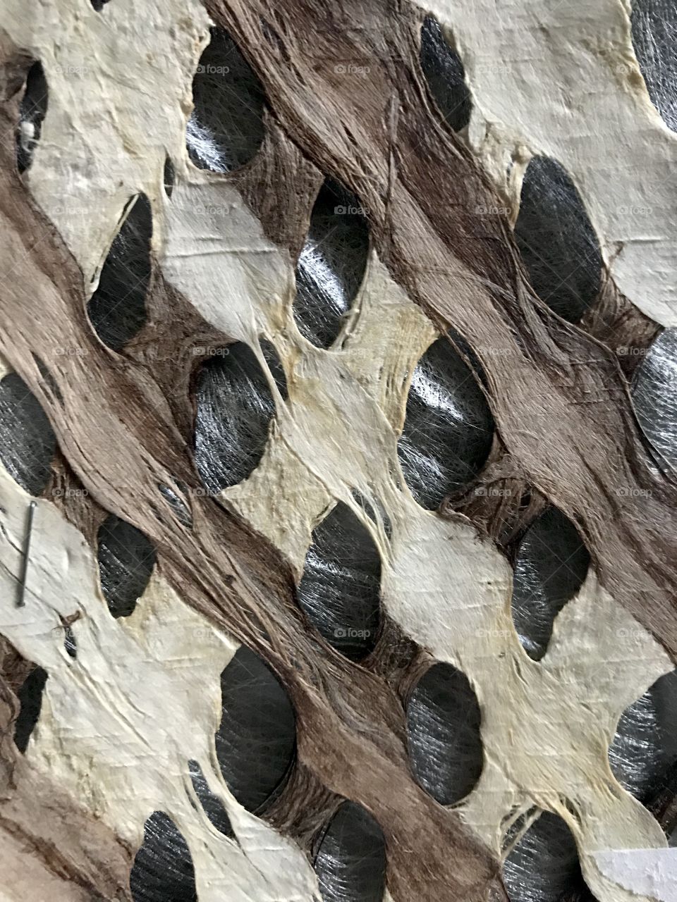 Close up handmade papers trellis pattern 