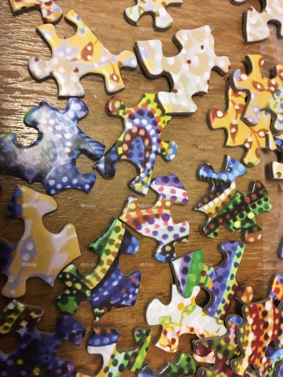 Oh my look at all the dots on these puzzle pieces! It’s gonna be a hard one to put together.