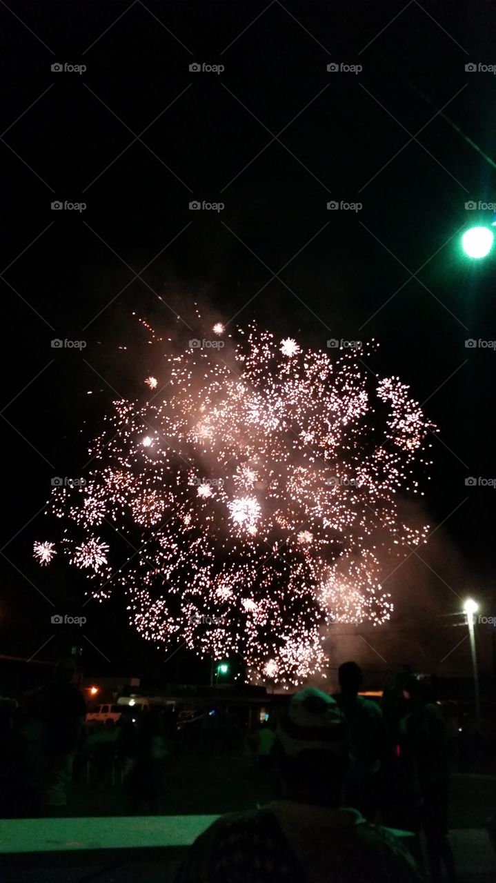 fireworks. fourth of july celebration