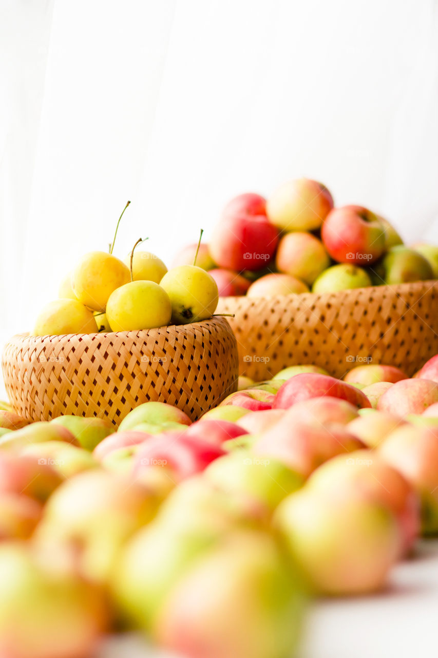 Apples in the basket