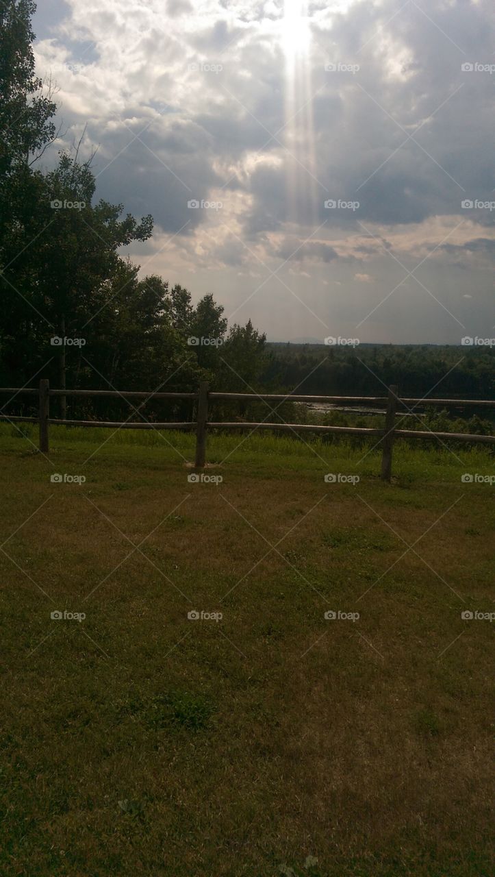 Landscape, No Person, Fence, Tree, Agriculture