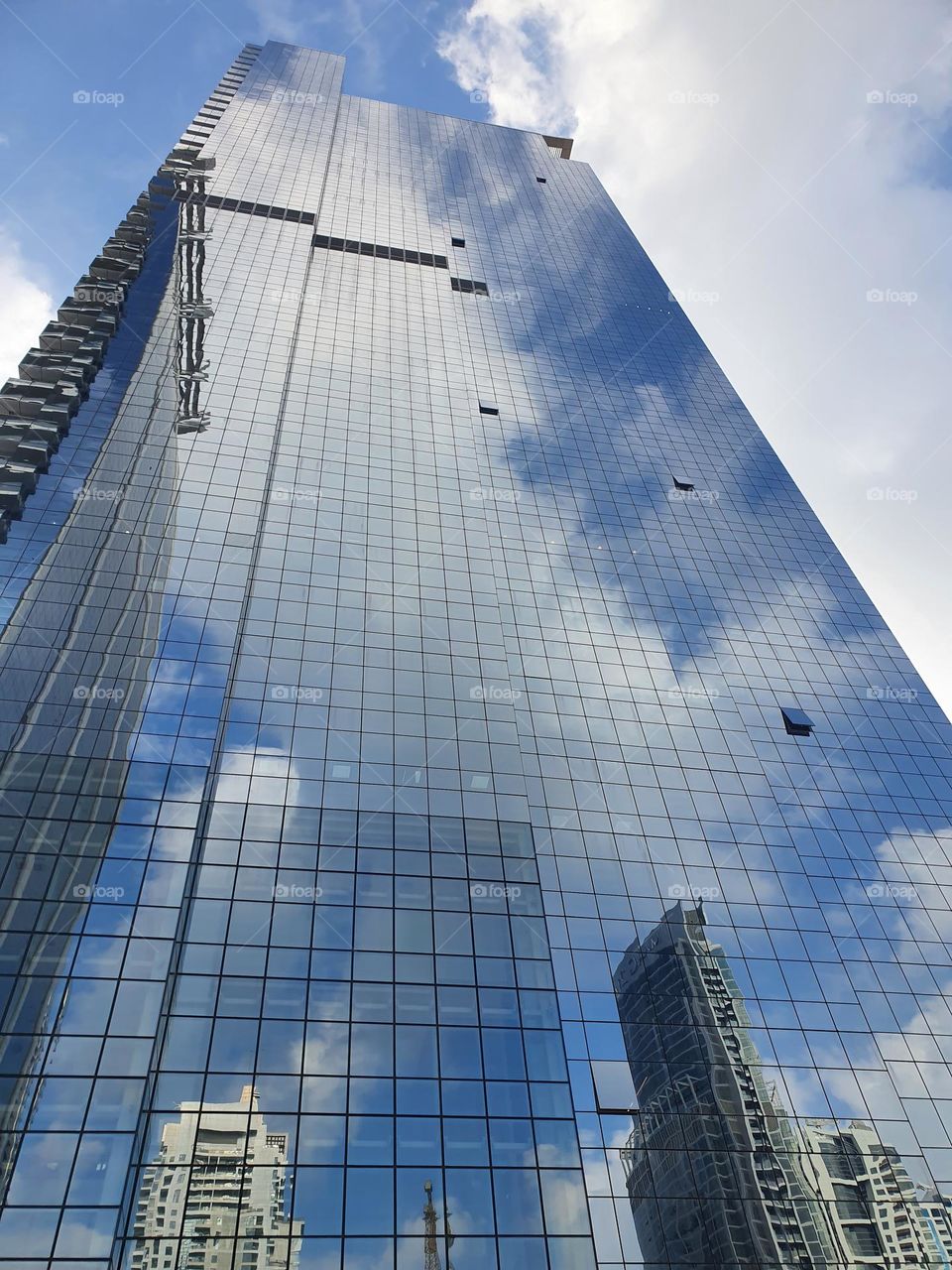 A skyscraper in Dubai