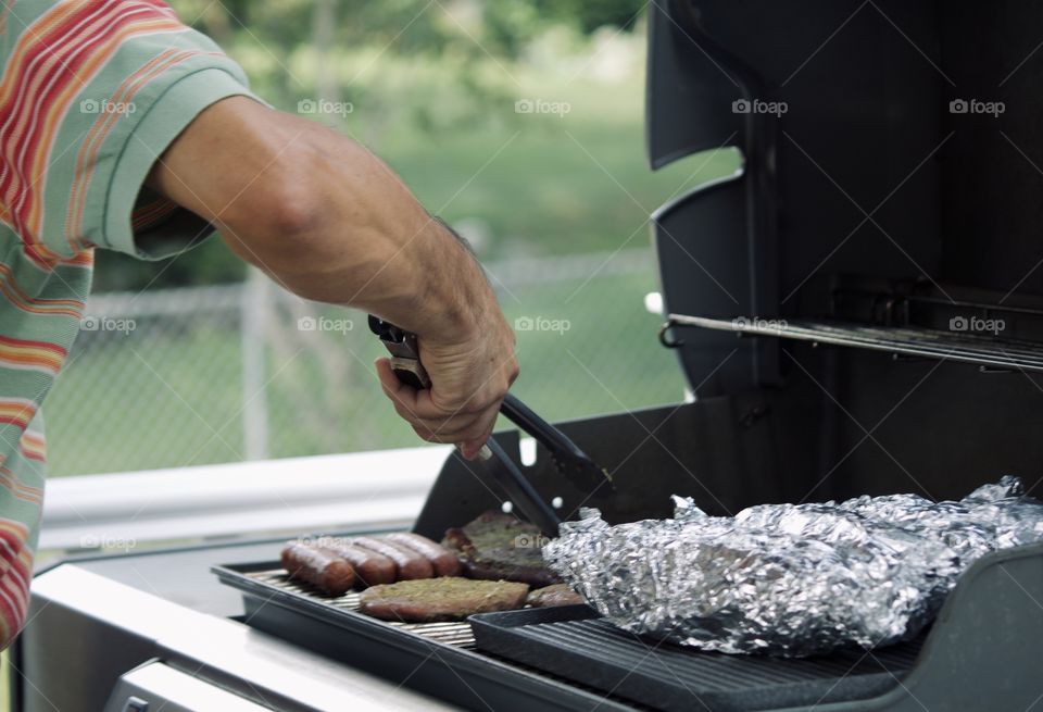 Grilling at home