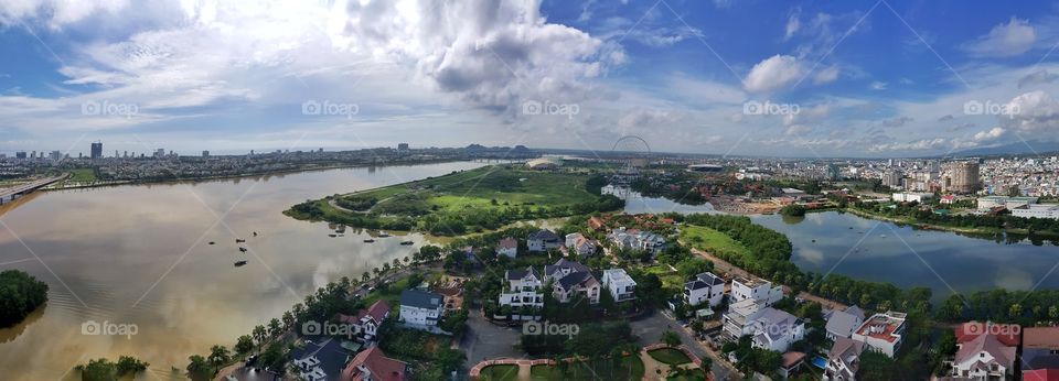 panoramic view of Danang