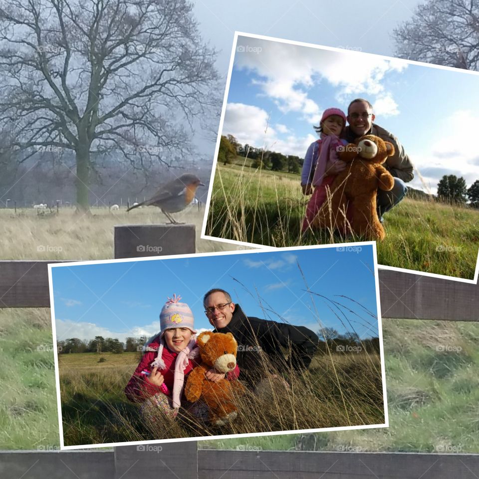 2 photos of the same people, in the same place 7 years apart