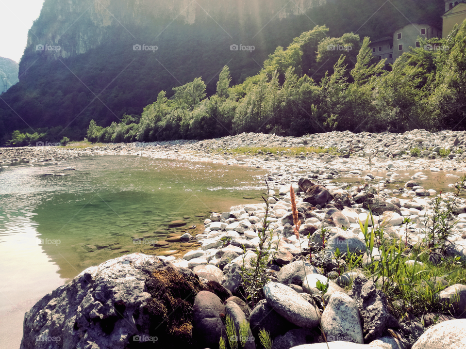 Smell of the lake and the feeling of the wood.
