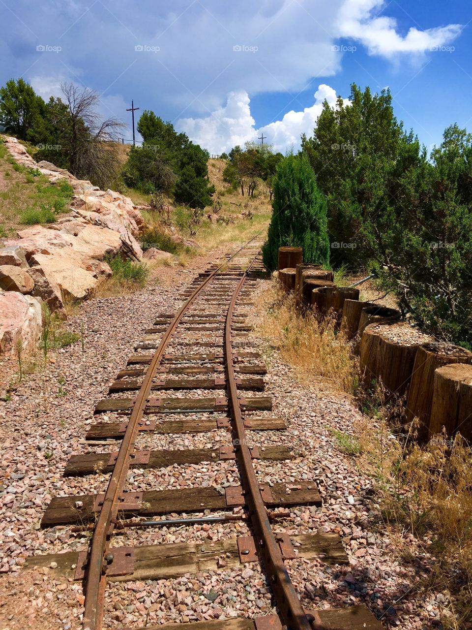 Tracks thru the desert