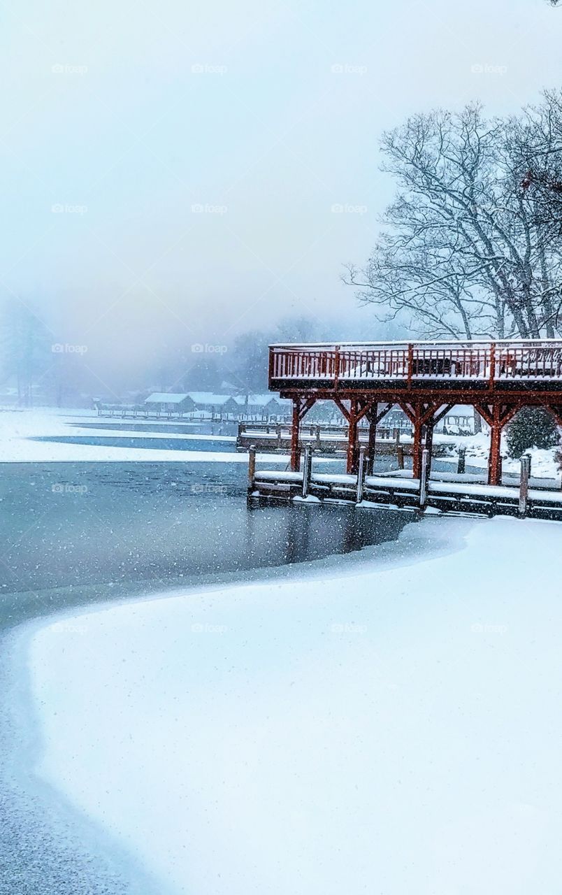 Summer resort in winter!