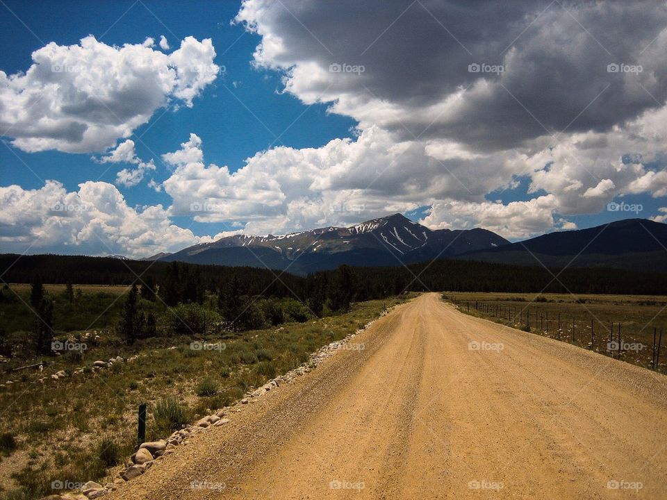 View of empty road