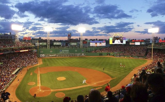 Fenway Park at Sunset