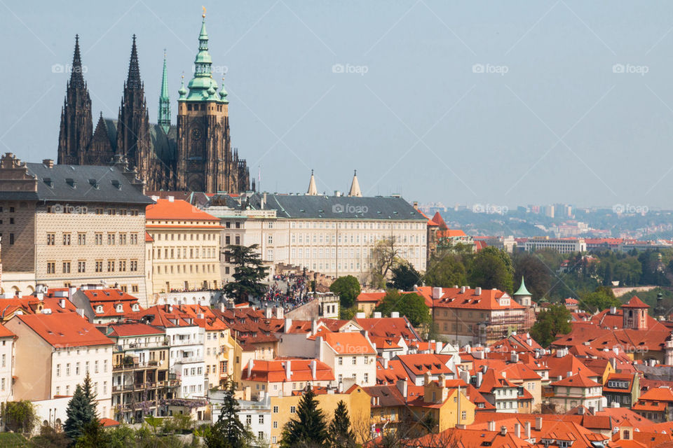 Prague Castle and skyline