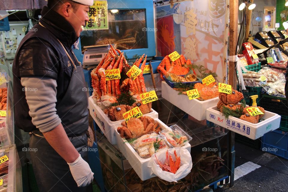 Japanese fish market