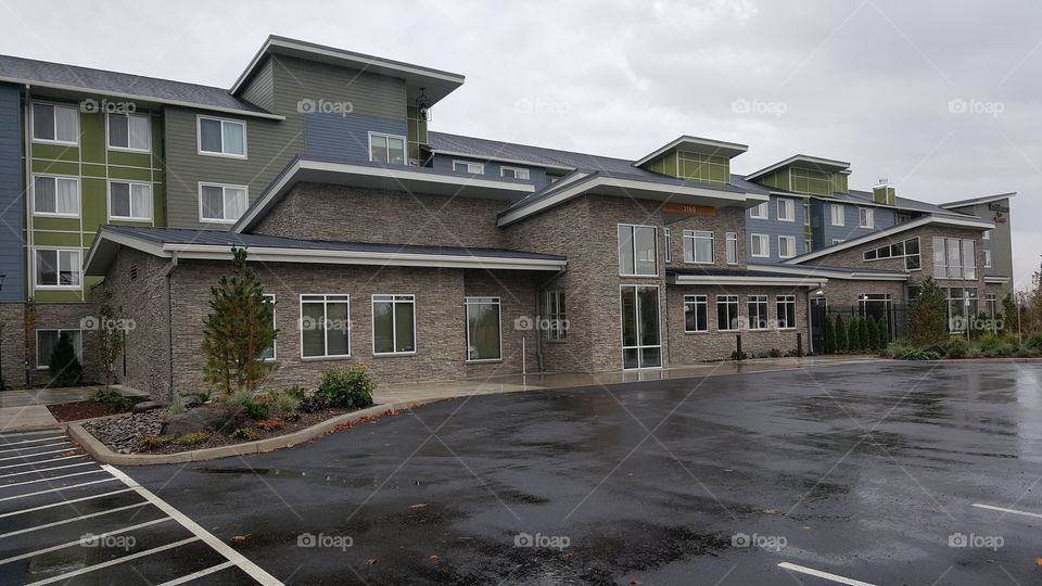 Small building in front of Big Building