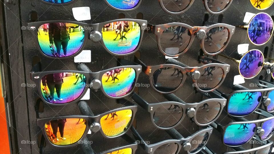 Reflection in sunglasses