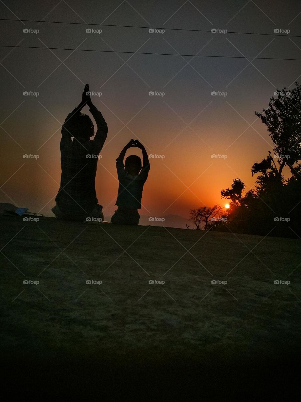 amazing sunset view.