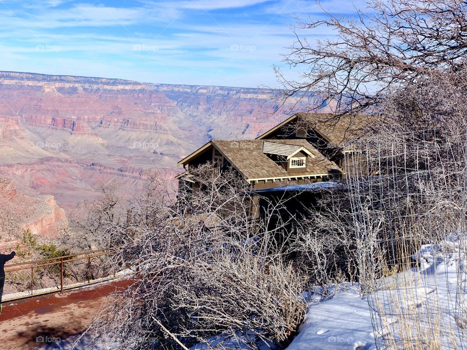 Home overlooking the Grand Canyon in Arizona 