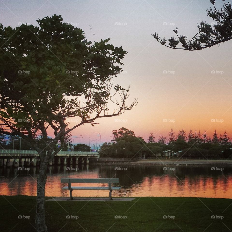 Sunset at Tweed Heads (filtered)