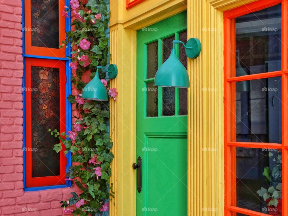 Colorful Home Doorway