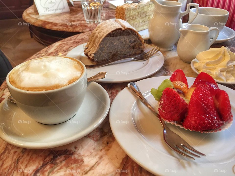 Close-up of breakfast