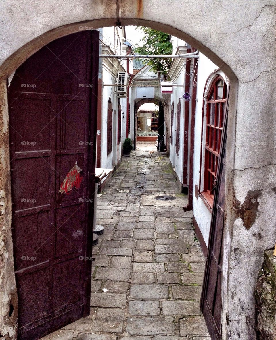 Old alley in Ohrid