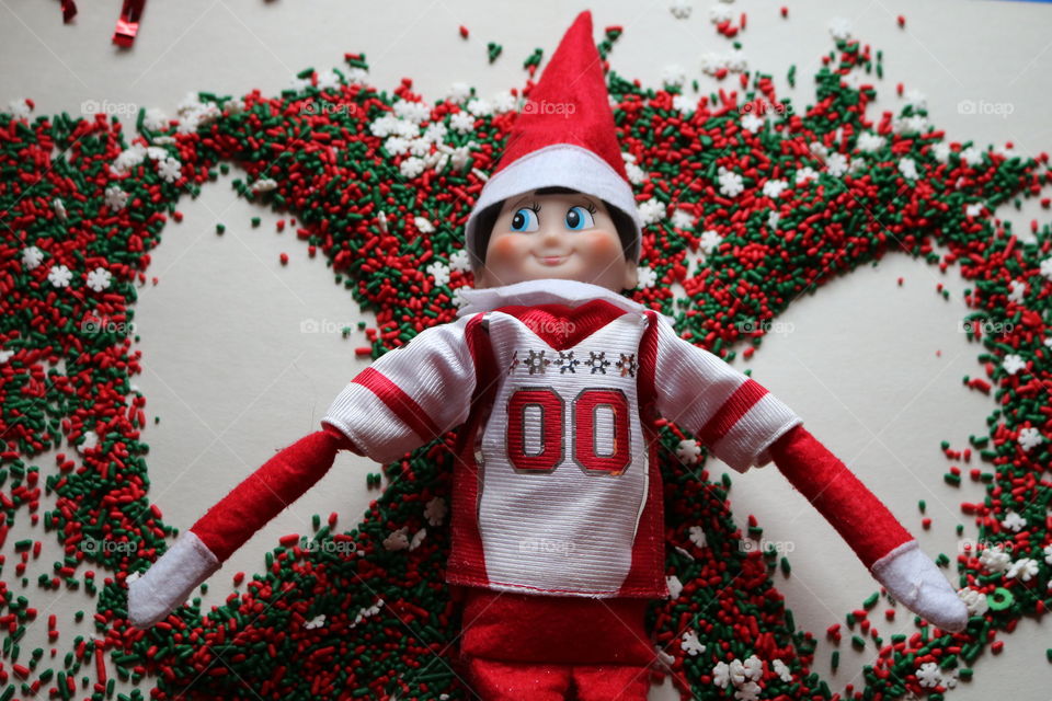 Elf Snow Angel