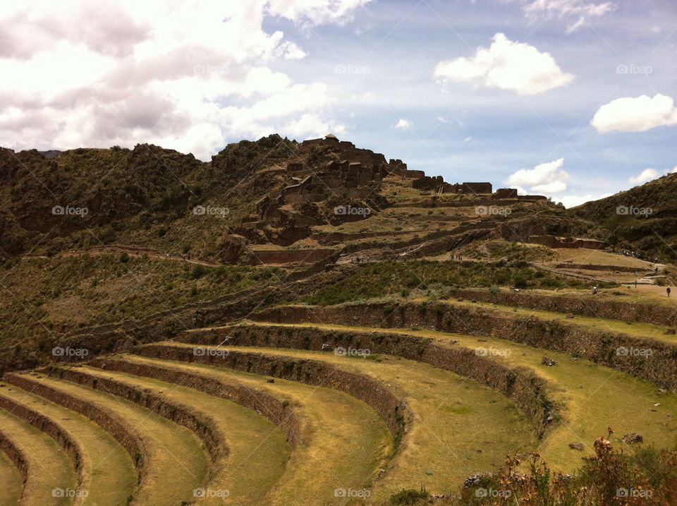 ruins agriculture peru inca by frutimecanik
