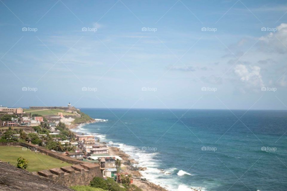 Ocean view in Puerto Rico