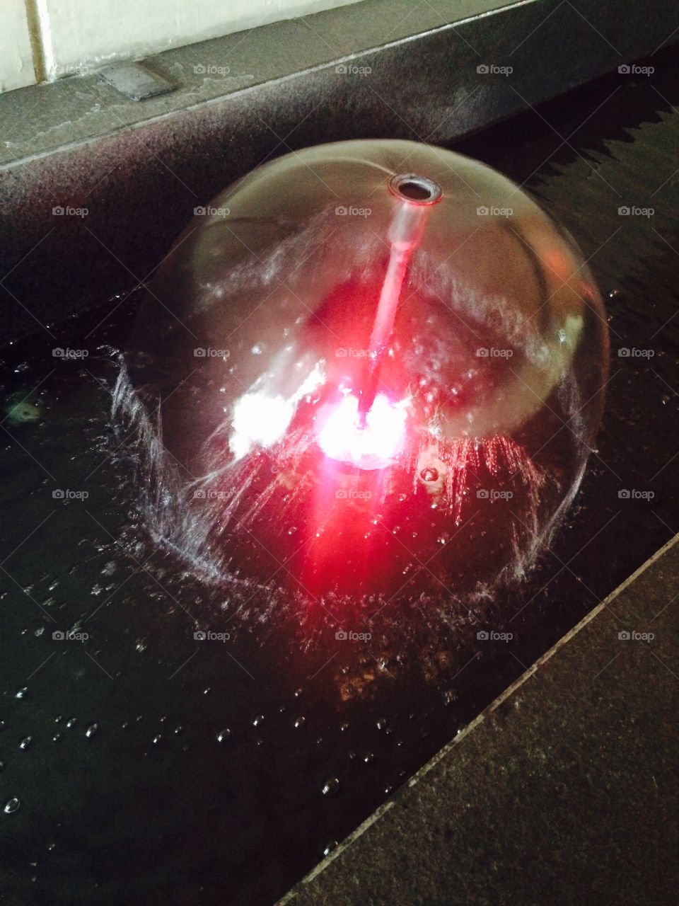 Various colors in water