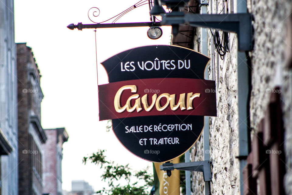 Cavour in Quebec City