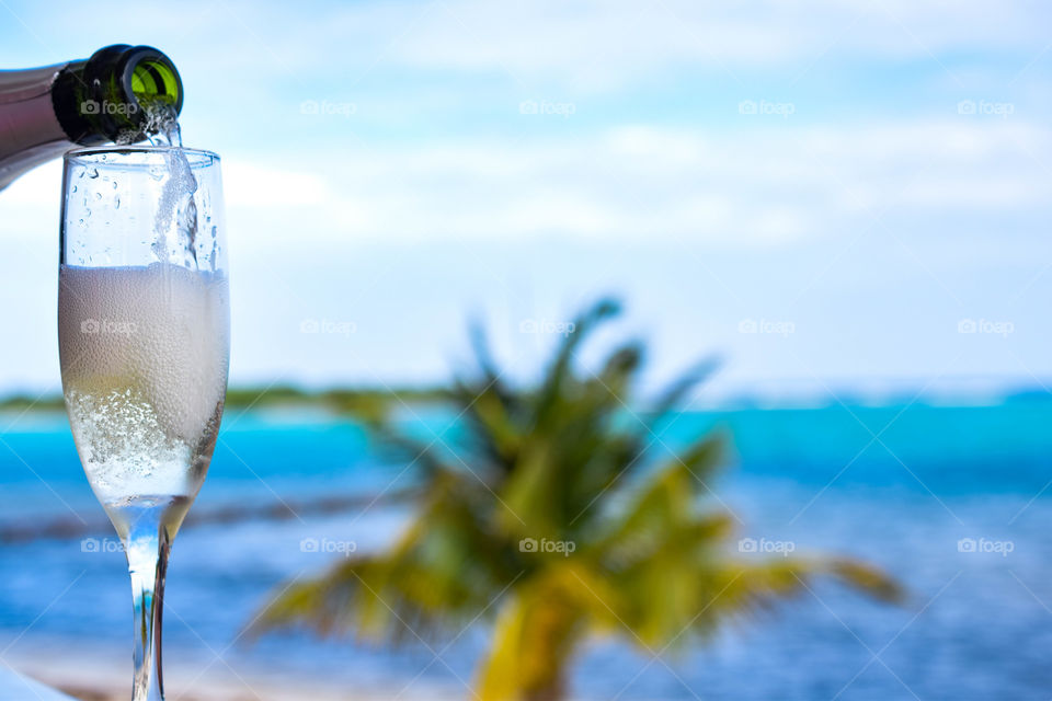 Champagne on an Island