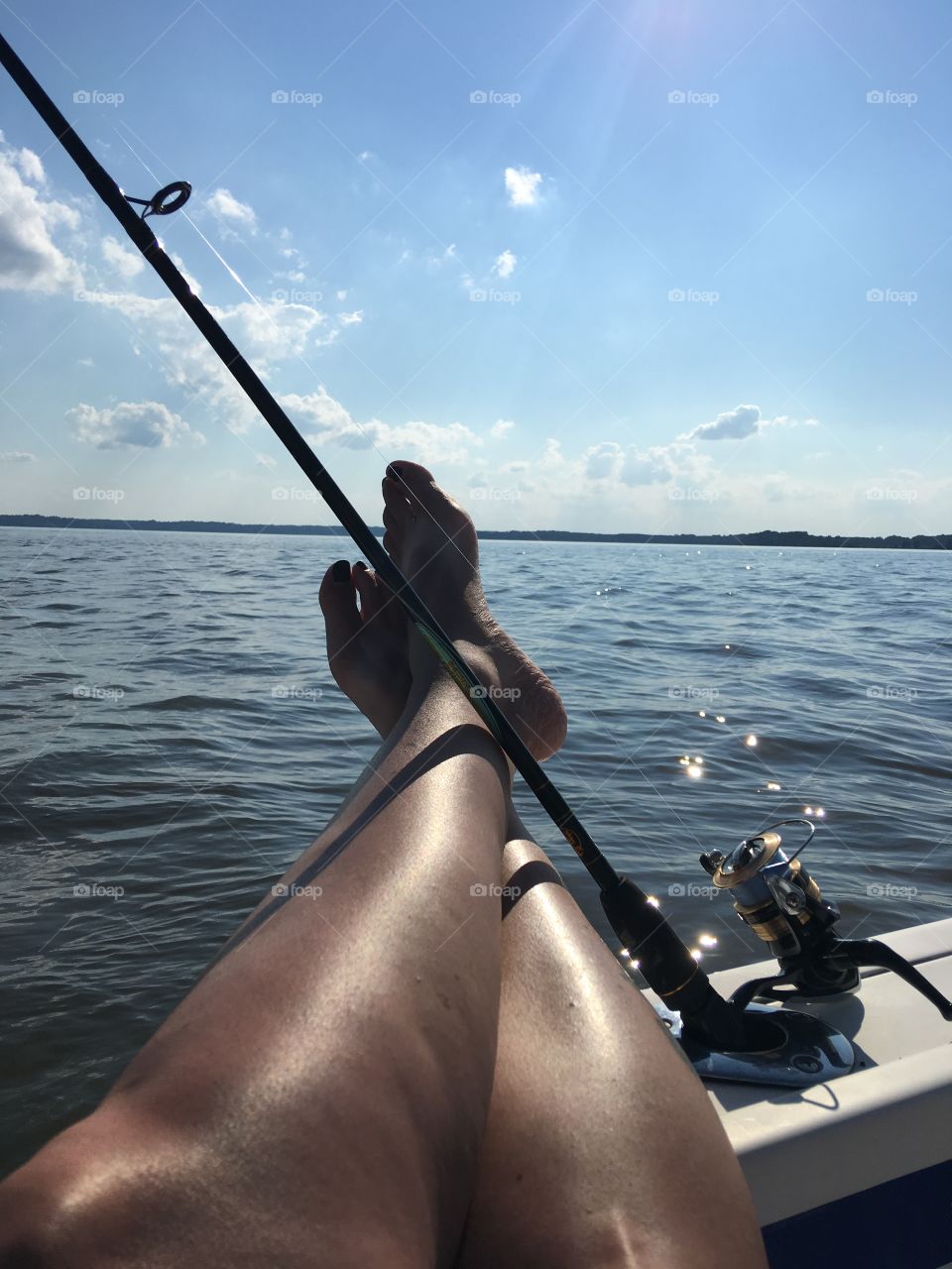 Relaxing on the river 
