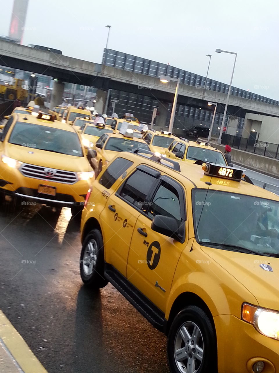 New Yorks Main Transportation. Taxi's ready to serve, never a problem in New York