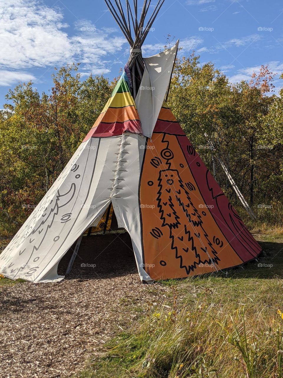 Colorfull teepee