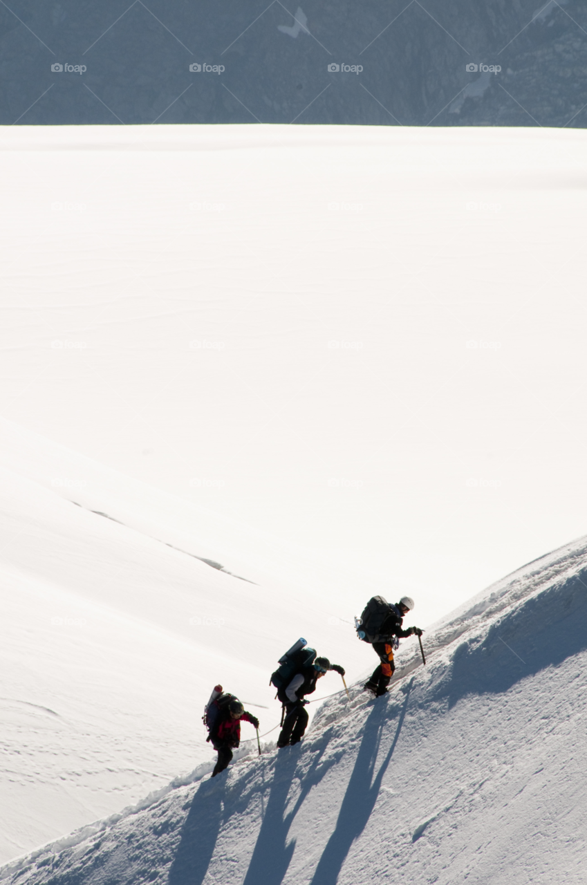 mont blanc chamonix france snow winter mountaineering by bobmanley