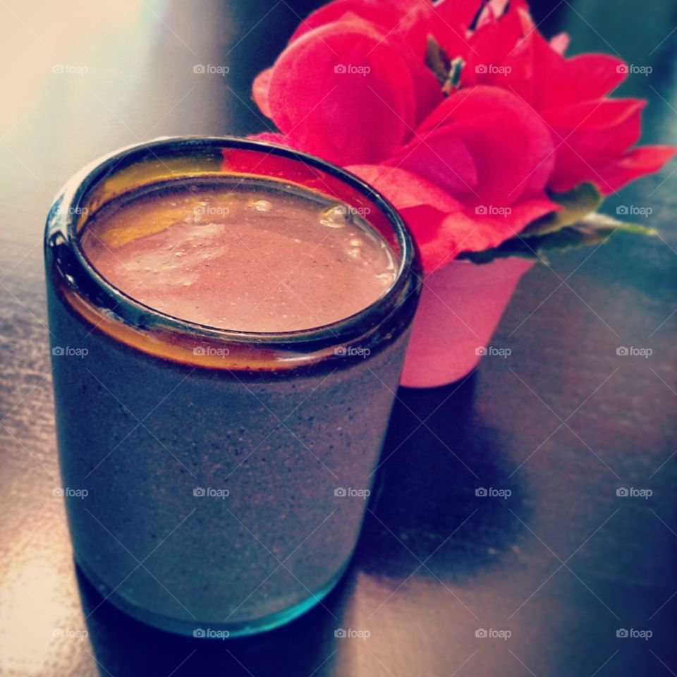 Chocolate fruit smoothie