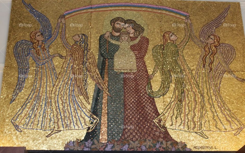 Inside cathedral Lyon 