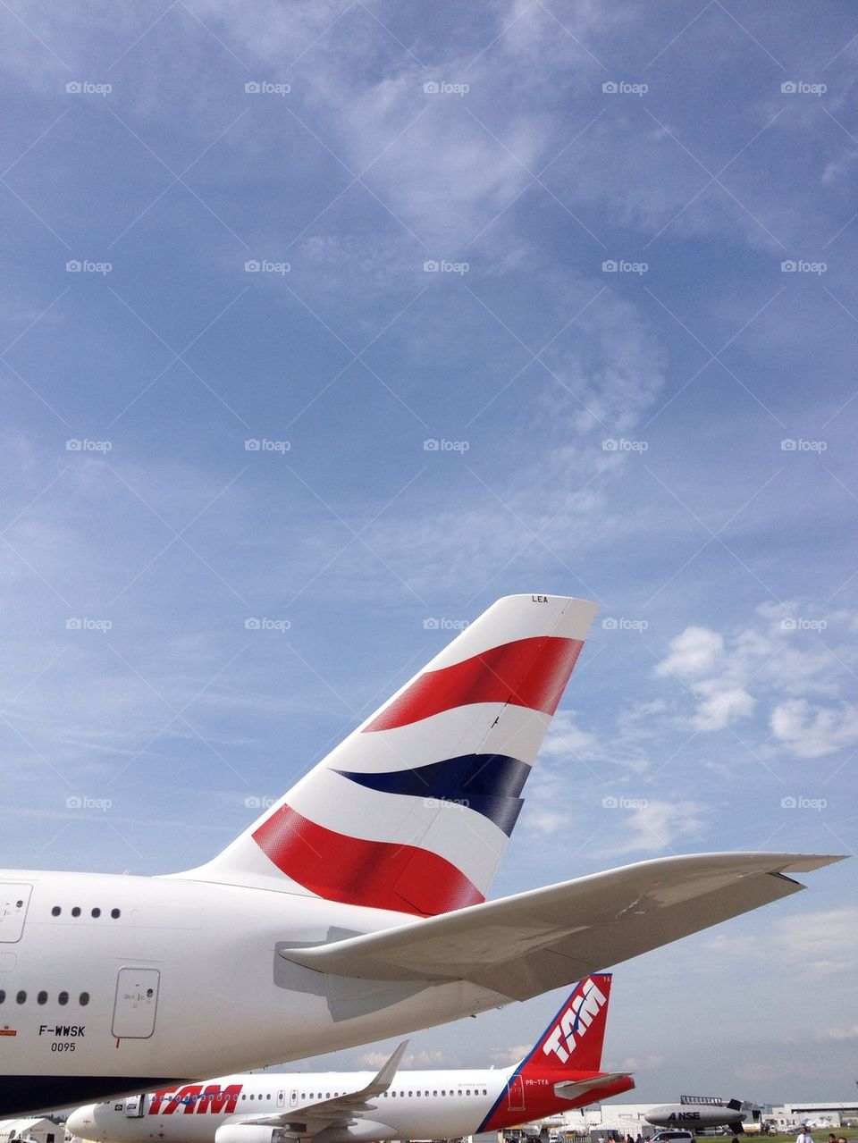 British Airways A380 Tail
