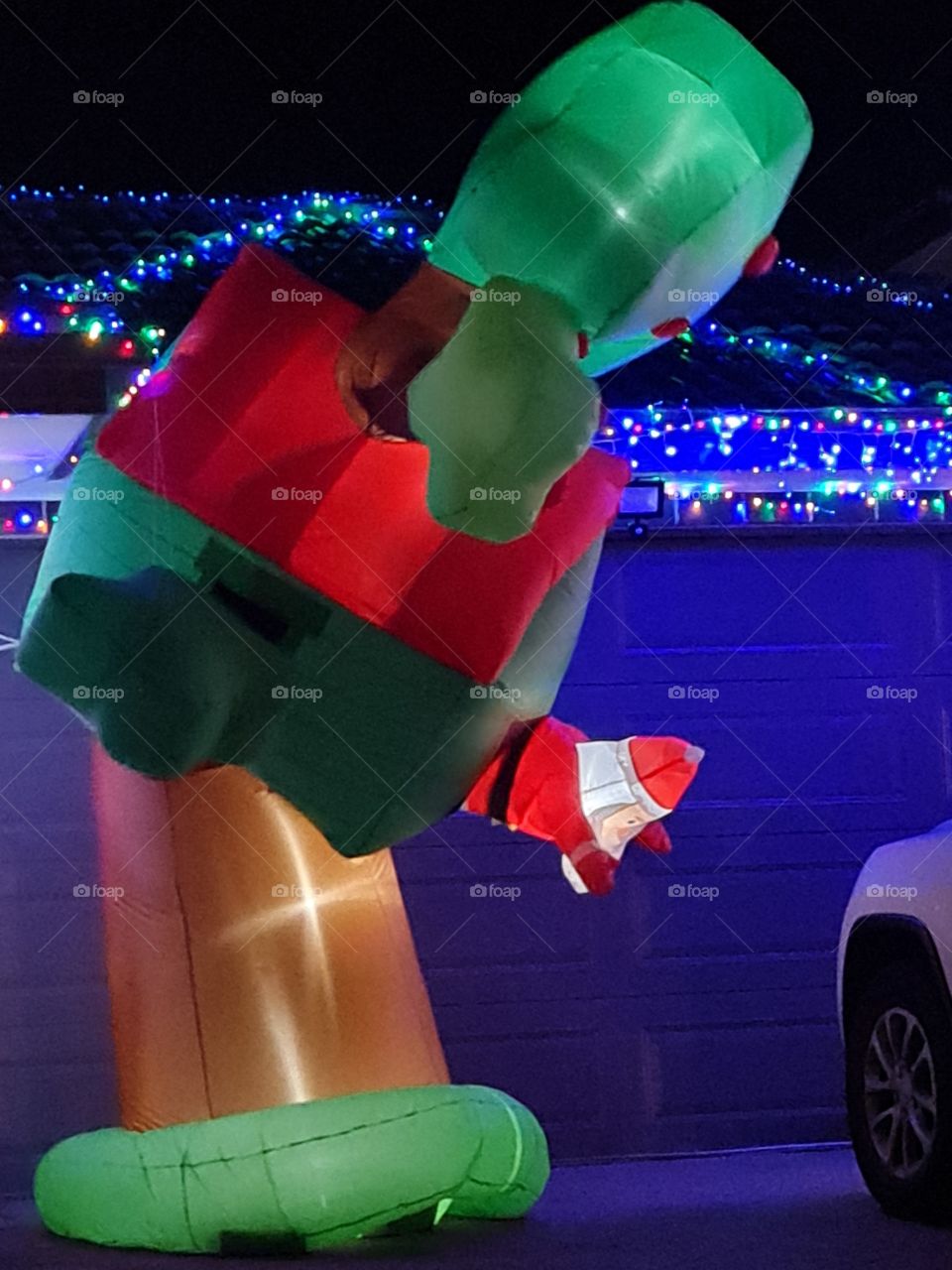 Santa will pop out of anywhere!!