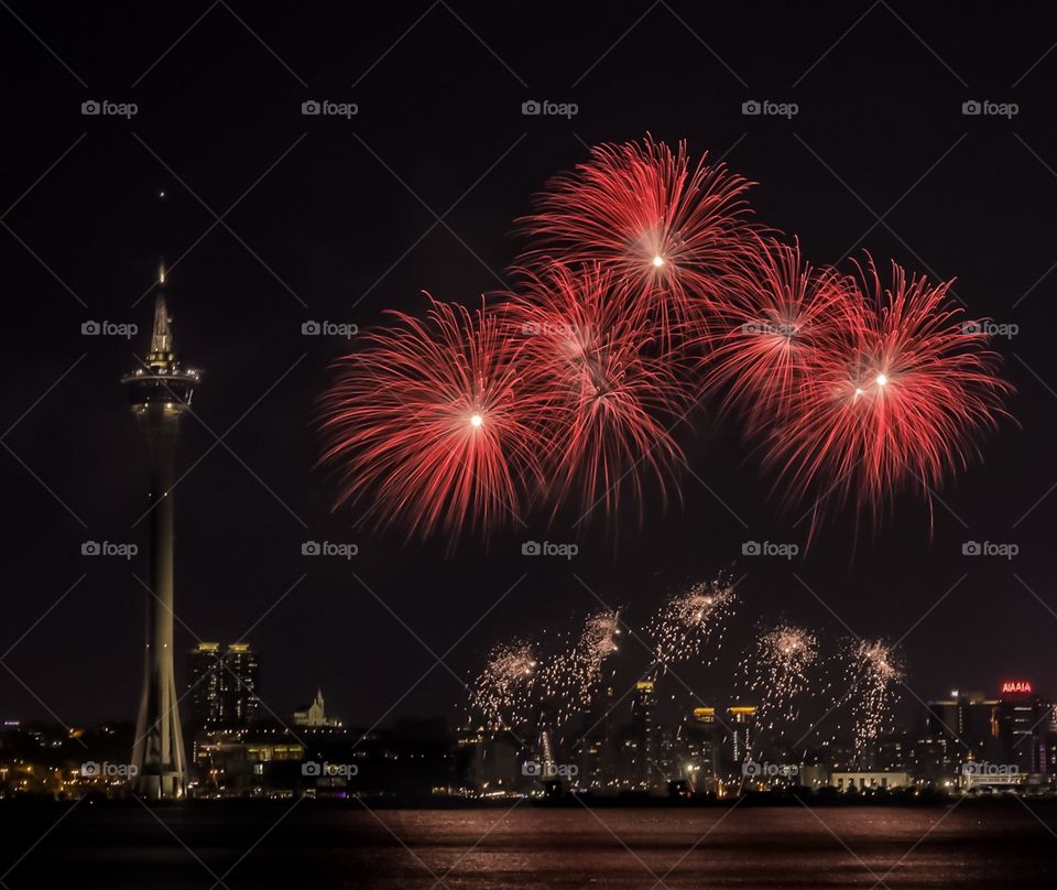 Captured During the Fireworks Festival 2018 at the Macau Tower.... 
