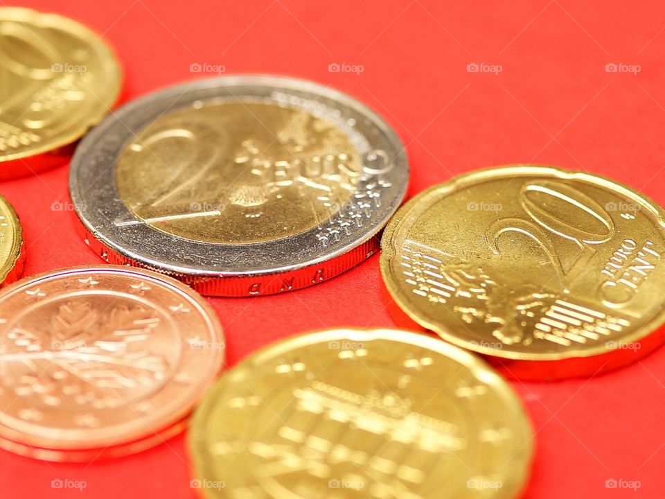 Euro coins