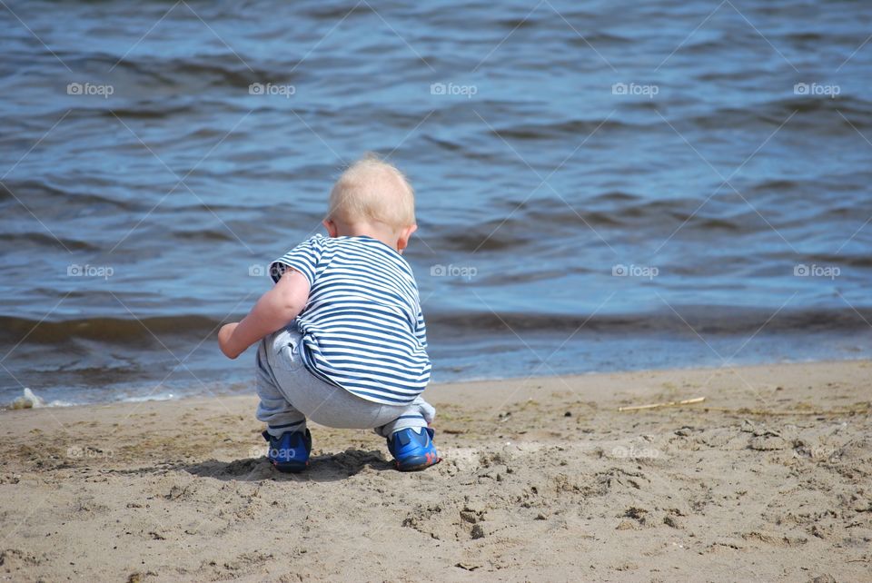 Boy on the beach