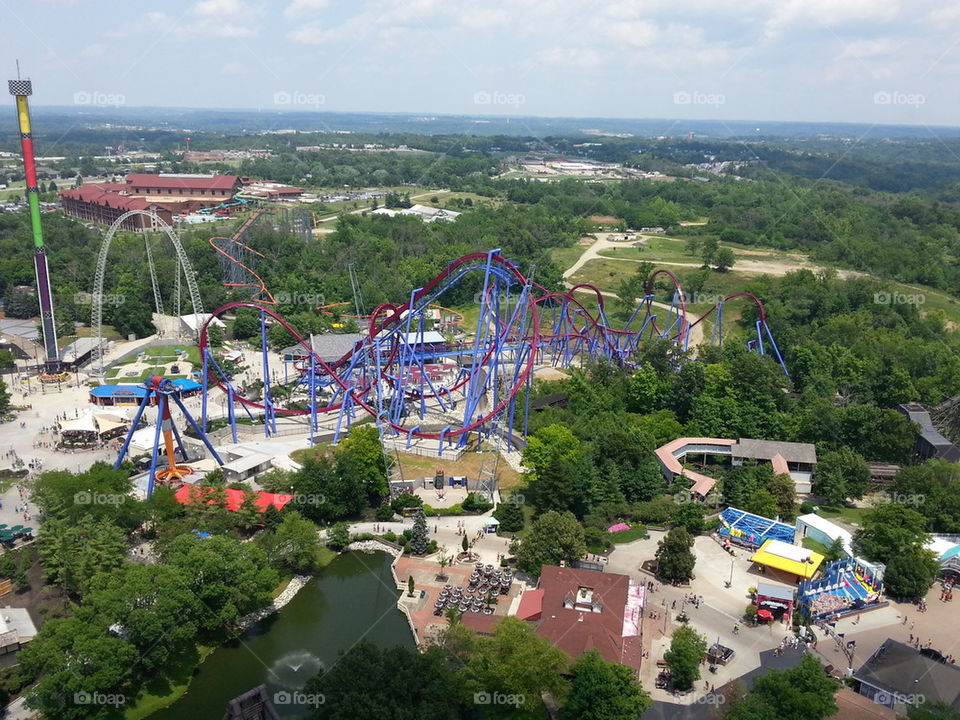 Kings Island Roller Coaster